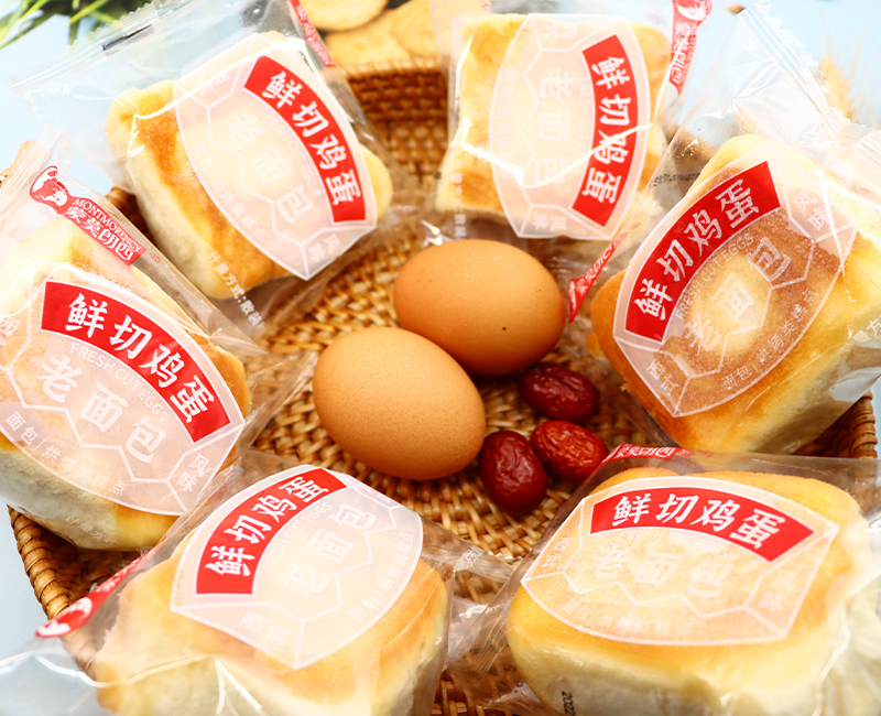  鲜切鸡蛋 老面包