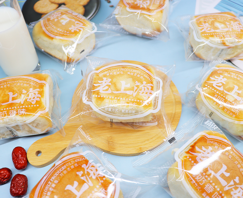 老上海面包 奶香味白色包装